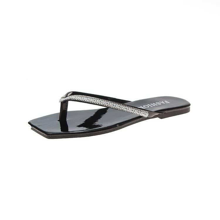Slippers Women Wear 2020 Summer Wild Net Red Ins Tide Fashion Non-slip Flat Bottom Flip Flops Sandals and Slippers