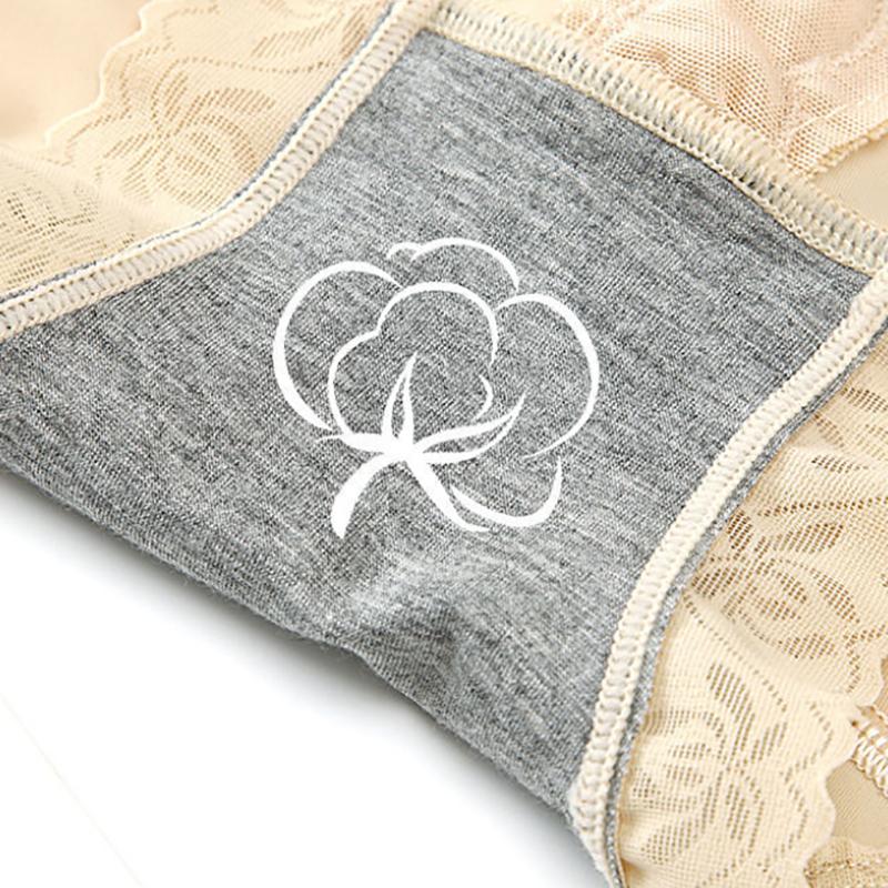 Waist Sculpting and Belly-sculpting Lingerie Ladies Mid-rise Lace Underwear Hip Lift Slimming Belly Waistband