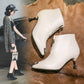 Ankle for Women Short High Heels Pointed Toe Boots Shoes Ladies Shoes