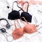 Ladies Underwear Sweet Girl Bow Breathable Skin-friendly Comfortable Beautiful Back Gather No Steel Ring Seamless Bra