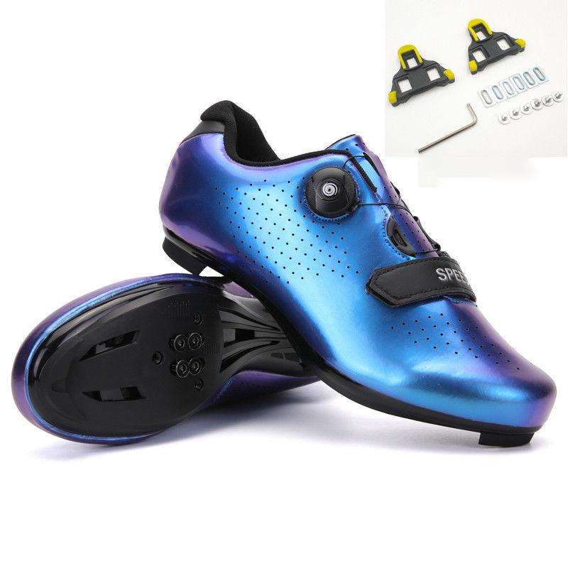 Road Cycling Shoes Hard-soled Mountain Bike Bicycle Professional Lock Shoes Men and Women Power-assisted Bicycle Flat Shoes