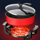 Mandarin Duck Pot Household Multi-function Steaming Cooking Frying Non-stick Large-capacity Electric Pot and Grilling All-in-one Pot