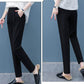 Woolen Pants Women's Autumn and Winter Korean Style Loose and Thin Straight Casual Pants Carrot Harem Trousers Warm and Fashionable