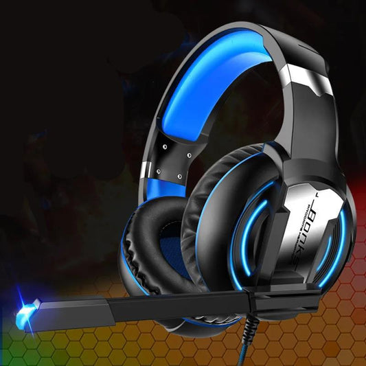 Headset Desktop Computer Headset Gaming Headset Wired with Microphone Subwoofer Headset