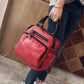 Cowhide Backpack Women Fashion Trend Wild Student Backpack Large Capacity Shoulder Bag Handbag Women