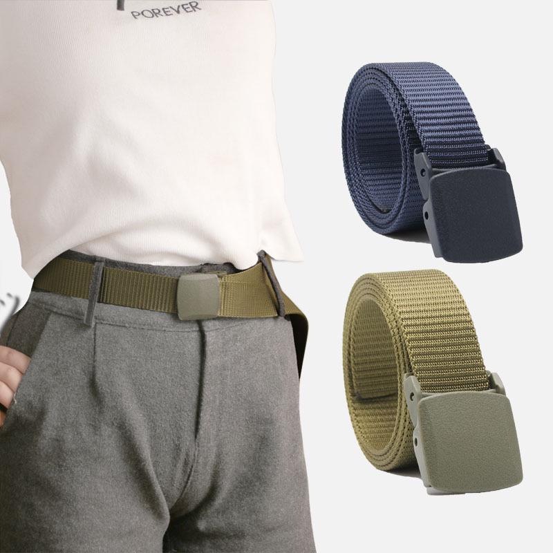 Sports Belt Men's and Women's Canvas Belt Quality Quick-drying Plastic Hypoallergenic Belt