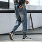 Work Clothes Jeans Men's Loose Trend High-waist Washed Teenager Students All-match Casual Pants