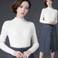 Winter Women's Woolen Sweater  Thickened Warm Turtleneck Sweater Slim Cashmere Sweater Jumper Tops