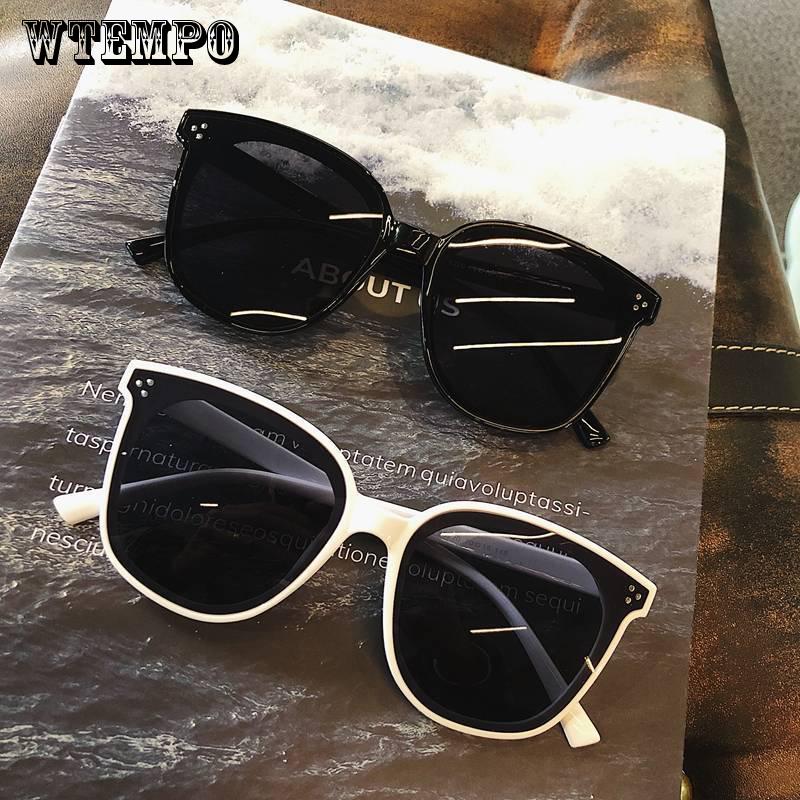 WTEMPO Women's Fashion Vintage Retro Mirror Designer Flat Lens Sunglasses