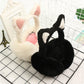 Women's Cute Cat Ears Foldable Earmuffs Korean Style Plush Ear Muffs Thickened Cold-proof Cartoon Earflap Winter Plush Ear Pad Cover Ear Protection