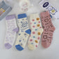 Women's Cotton Cute Socks In Tube Socks Color Cartoon Bear All-match College Style Socks
