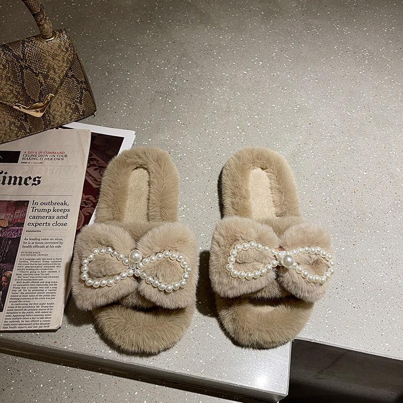 Fall/winter Trend Women's Cotton Slippers Warm and Durable Flat Shoes Fashion Casual