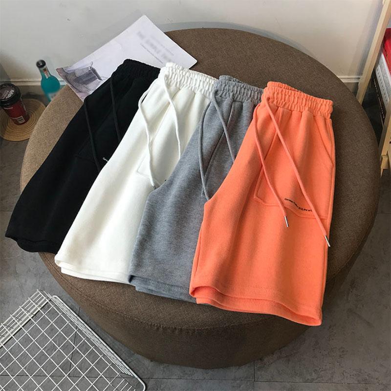 Summer Sports and Leisure Printed Trousers Women's Loose All-match Home Sports Outer Wear Shorts High Waist Trend