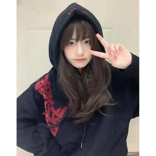 Women's Spring and Autumn Oversize Loose Sweater Bf Lazy Wind Long-sleeved Coat Ladies Casual Long-sleeved Pullover Top