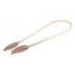 Decorative Leaf Waist Chain Ladies Metal Elastic Chain Wild Fashion Dress Waist Chain