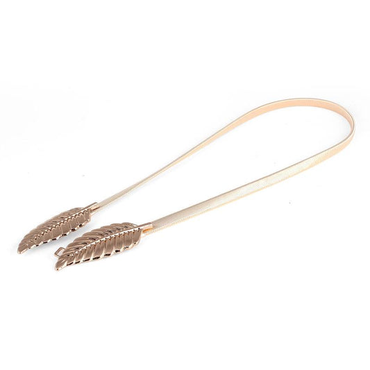 Decorative Leaf Waist Chain Ladies Metal Elastic Chain Wild Fashion Dress Waist Chain