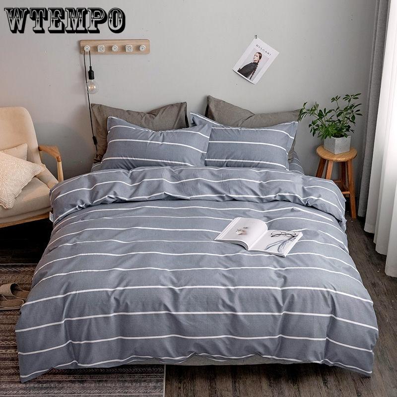 Simple Bedding Three-piece Set Comfortable Homeware Breathable Bedding Soft Fabrics