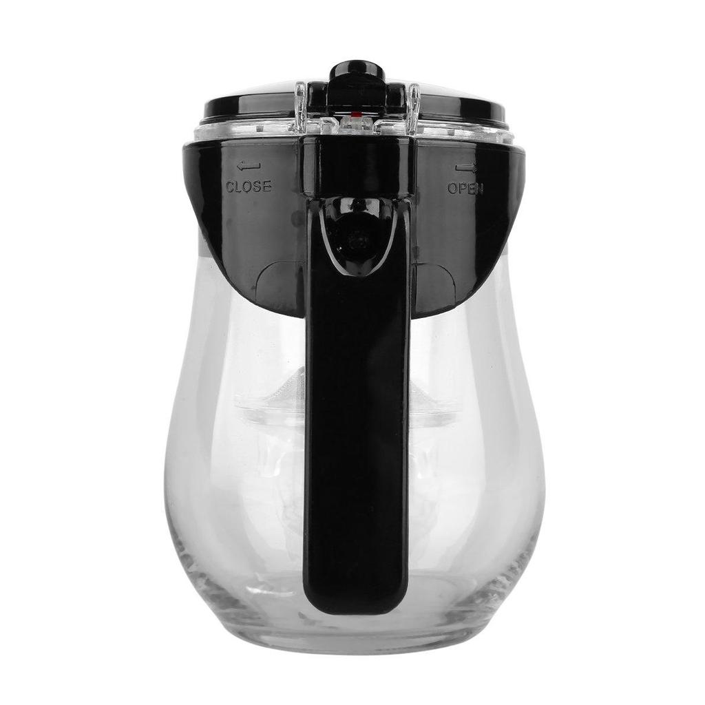 Drinkware 500ML Heat Resistant Glass Tea Pot with Filter Coffee Tea Leaf Herbal Convenient Office