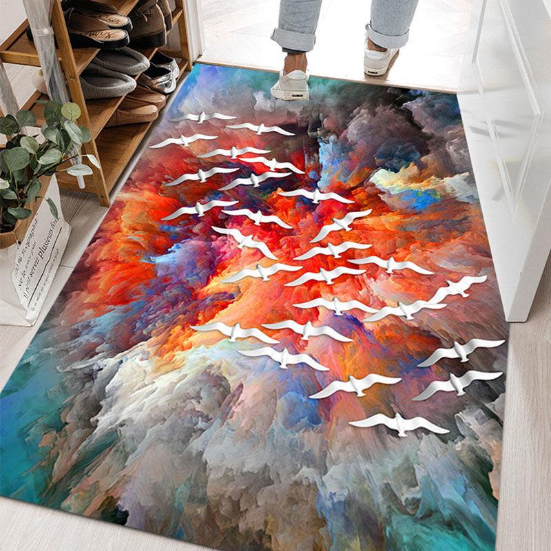 Nordic Entrance Door Porch Floor Mat Door Foot Mat Absorbent Living Room Carpet Bedroom Hallway Carpet