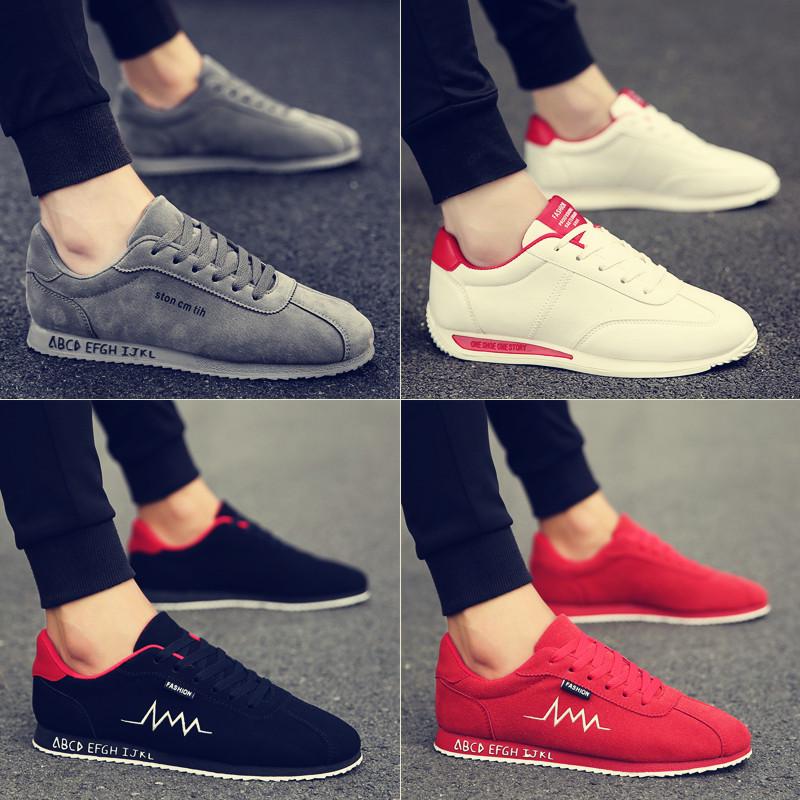 Summer forrest shoes trend men's board shoes version of the wild casual tide shoes red peas shoes