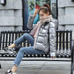 Winter Fashion Ladies Shiny Down Jacket Short Color Thick Loose Hooded Down Jacket