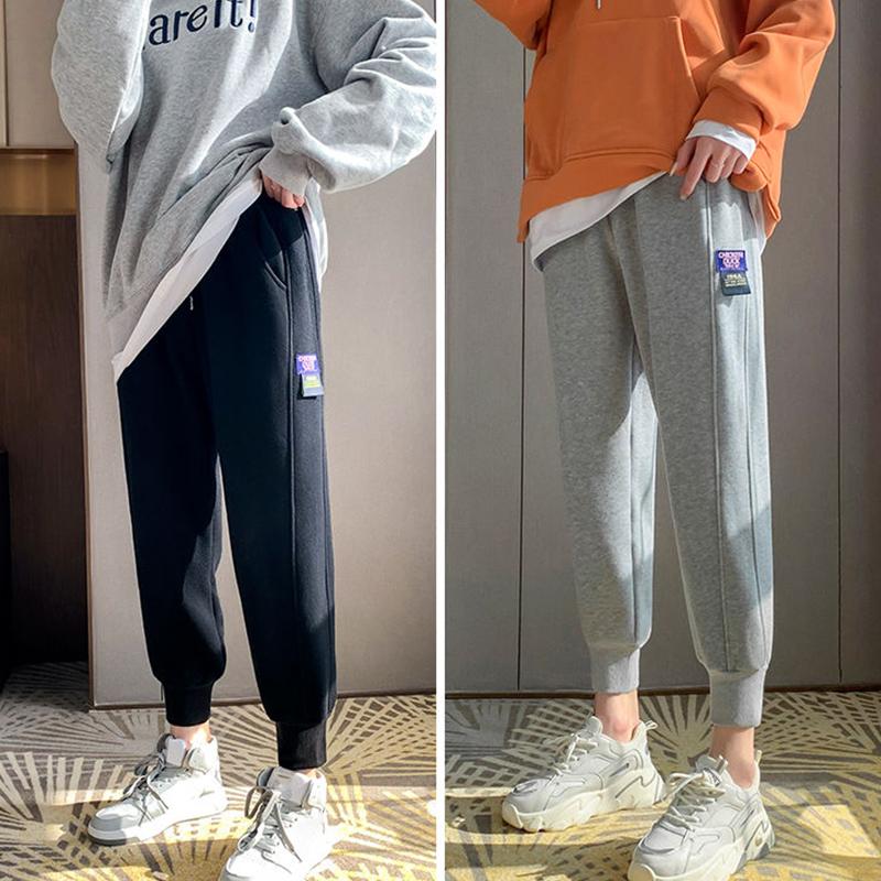 Women's Loose Bungee Sports Pants Grey Sweatpants Ladies Jogging Pants Cargo Pants Women Hippie Clothes Trousers Black Striped Pants