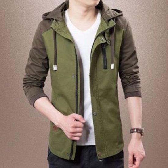 Autumn Mens Jacket Stand Collar Windbreaker Male Hooded Baseball Jackets Casual Plus Size M-4XL