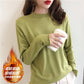 Semi-high collar bottoming shirt loose slim pullover sweater