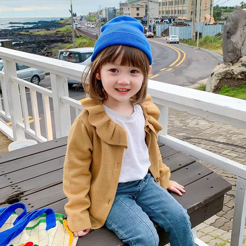 Little Girl Autumn Long-sleeved Sweater Children's Knitted Cardigan Jacket Fashion Baby Top