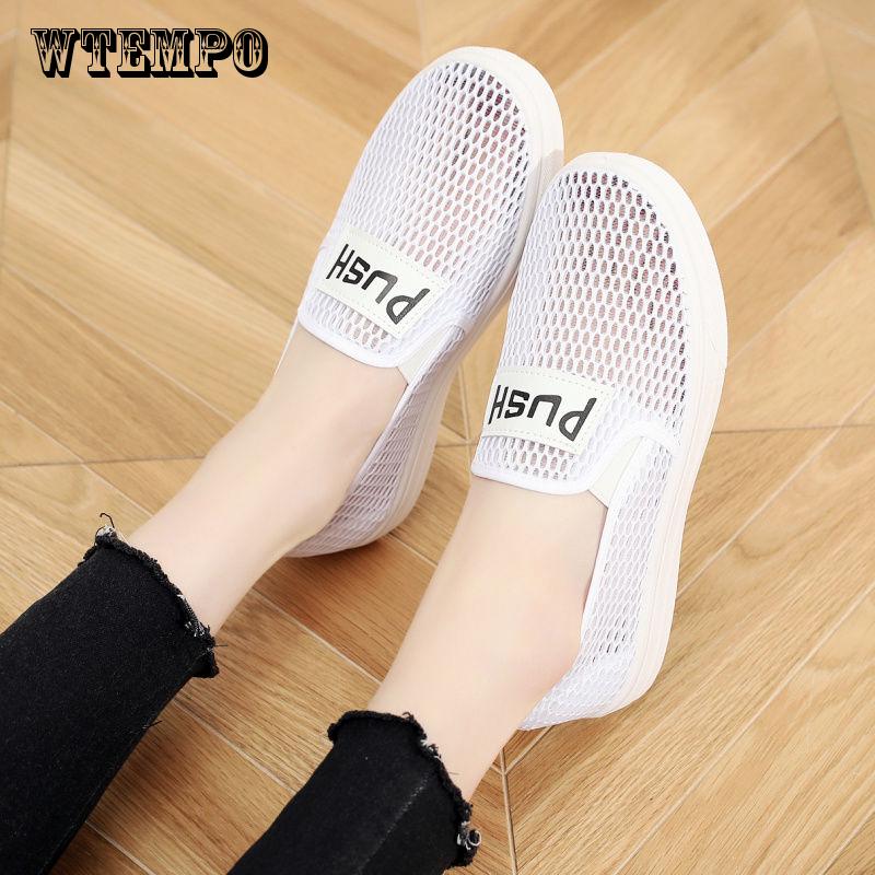 Summer Breathable Mesh Shoes Shoes Women's Shoes Students  Flat Casual Shoes