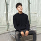Winter High Neck Warm Sweater Men Turtleneck Brand Mens Sweaters Slim Fit Pullover Men Knitwear Male