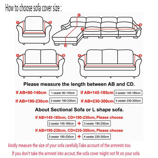 All-inclusive universal sofa cover elastic sofa cover dustproof non-slip cushion sofa cover