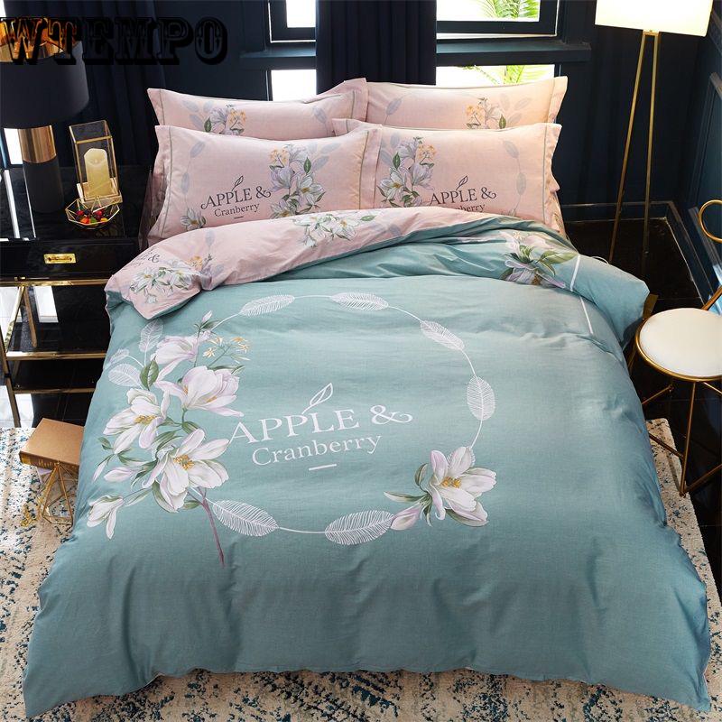 Cotton Satin Bedding Set Comforter Bedding Set Duvet Cover Bed Sheet Pillow Quilt Cover