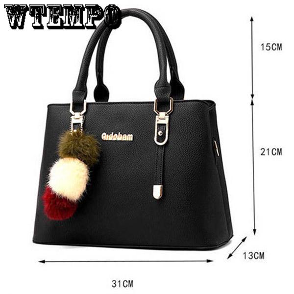 Leather Handbags Women Bag High Quality Casual Shoulder Bag Elegant and Temperament