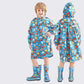 Rain Coat for Kids Waterproof Clothes 0-10 Years Children Outdoor Windproof Rainwear Cartoon Printed Kawaii Raincoats Suit