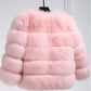 2021 New Faux Fur Coat Women's Autumn and Winter Fashion Temperament Coat Ladies Warm Vest