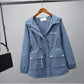 Thickened Windproof Jacket Women's Short All-match Casual Loose Windbreaker