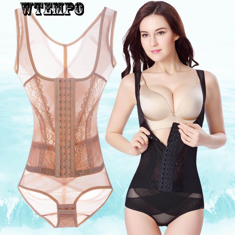 Brand Abdominal Waist Slimming Jumpsuit Comfortable Three -Breasted Thin Adjustable Corset
