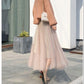 Fashion Women Skirts Tulle 2020 Spring Summer Korean Fashion Shiny Long Maxi Pleated Skirt Female Black Blue Apricot Skirt