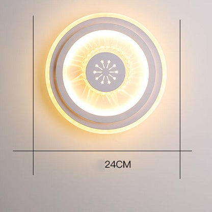 Modern minimalist led wall lamp bedroom bedside lamp living room staircase lamp porch wall lamp
