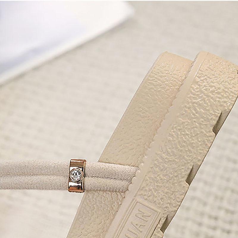 Sweet Sandals Female Summer Fairy Style Student Fashion Roman Platform with Skirt Flat Shoes