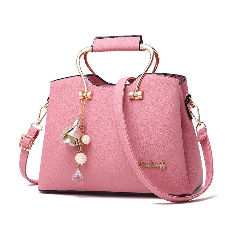 Fashion Casual Small Bag Trend Korean Version of PU Leather Ladies Handbag Simple and Versatile One-shoulder Messenger Bag