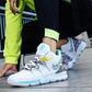 Men Sneakers Low-top Basketball Shoes Shockproof Breathable Couples Running Shoes Tactical Boots