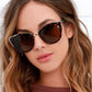 Fashion Women Cateye Sunglasses Fashion Trend Vintage Elegant Oval Lady Sun Glasses Female oculo de