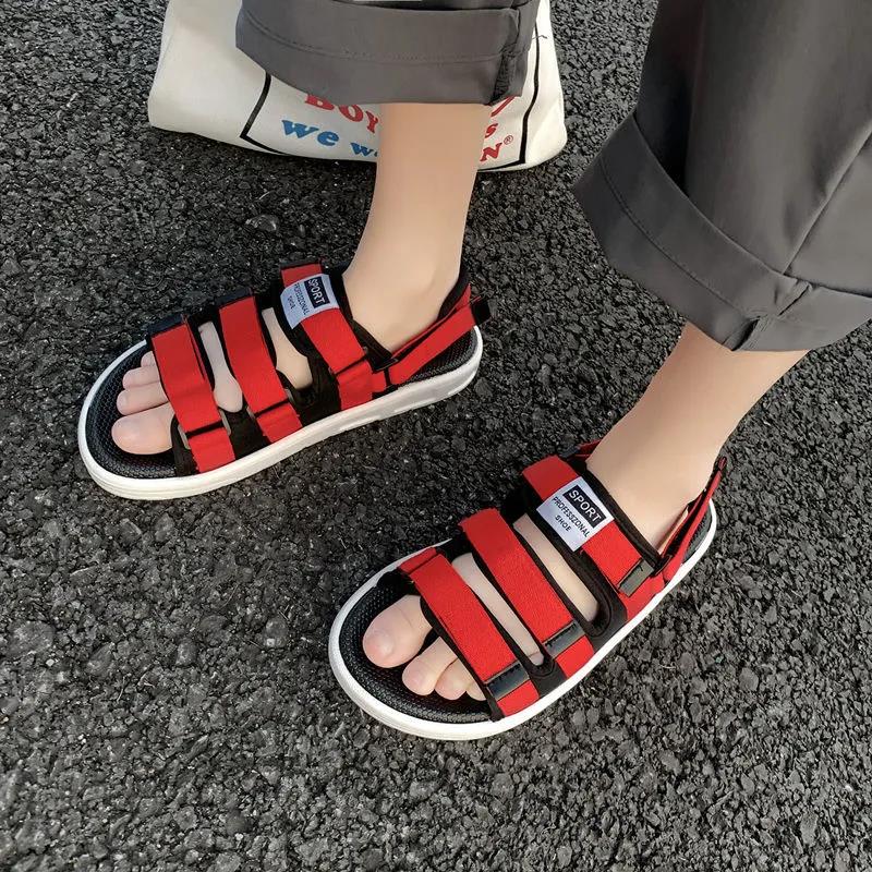 Men's and Women's Summer Light Velcro Casual Sandals Soft Sole Non Slip Classic Couple's Sports Sandals