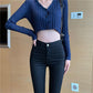 High-waisted Butt-lifting Jeans Women Are Thin and Tall Spring Summer and Autumn Trousers Bottom Stretch Tight-fitting Trousers