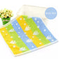 5 Packs Children's Towels Pure Cotton Square Towels Soft Cute Cartoon Absorbent Towels Bath Towels Hand Towels for Kids Bright Colors Hand Towels