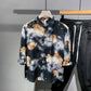 Shirt Men's Summer Flower Shirt Youth Trend Loose Personality Shirt In The Sleeve Casual Shirt