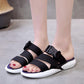 2020 Sexy Korean Flat Bottom Wild Ins Fairy Beach Sandals Female Net Red Student Korean Version College Style