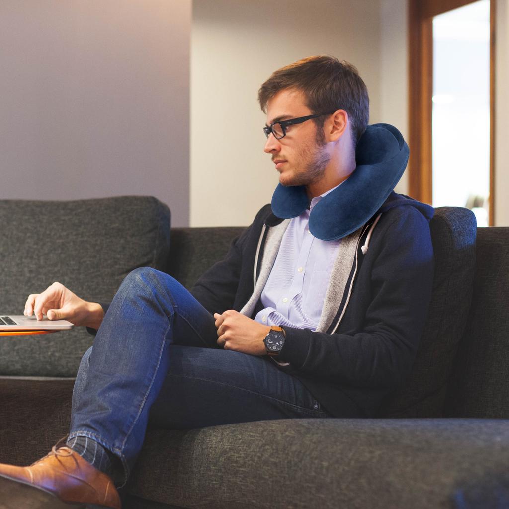 U-shaped Travel Pillow Car Pillow Air Flight Inflatable Pillow Neck Pillow Neck Support Pillow Cushion